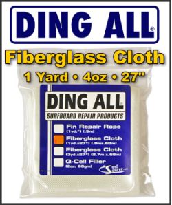 Ding All 4oz. Fiberglass Cloth - 1 Yard  x 27” Pack