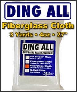 3 yd x 27\ Wide, 4 oz. Ding All Fiberglass Cloth 