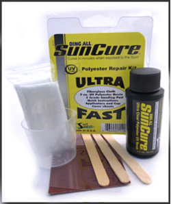 Sun Cure UV curable Fiberglass Ding Repair Kit