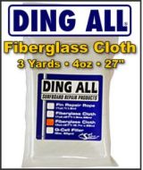 Ding All 4oz. Fiberglass Cloth - 3 yards x 27” Pack