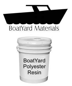 Boatyard Polyester Resin, Quart