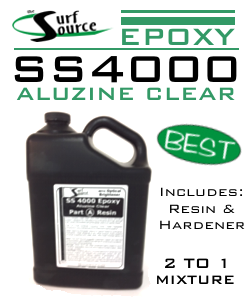 SS4000 Aluzine Set, Clear Epoxy Resin and Hardener 