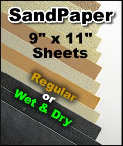 Rhynalox & Klingspor Sand Paper 9 x 11 - By the Sheet
