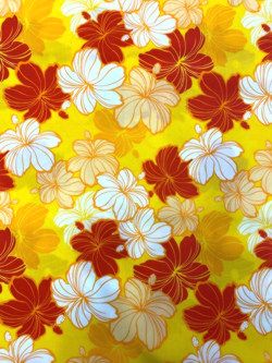 Hawaiian Surfboard Fabric Inlay - YELLOW CC